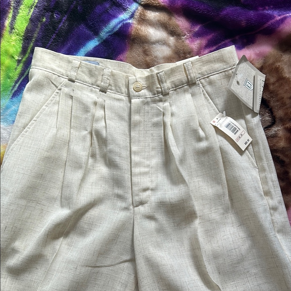 🐇NWT Tailored E. Joven Cream Trousers Ecru Beige 🐇